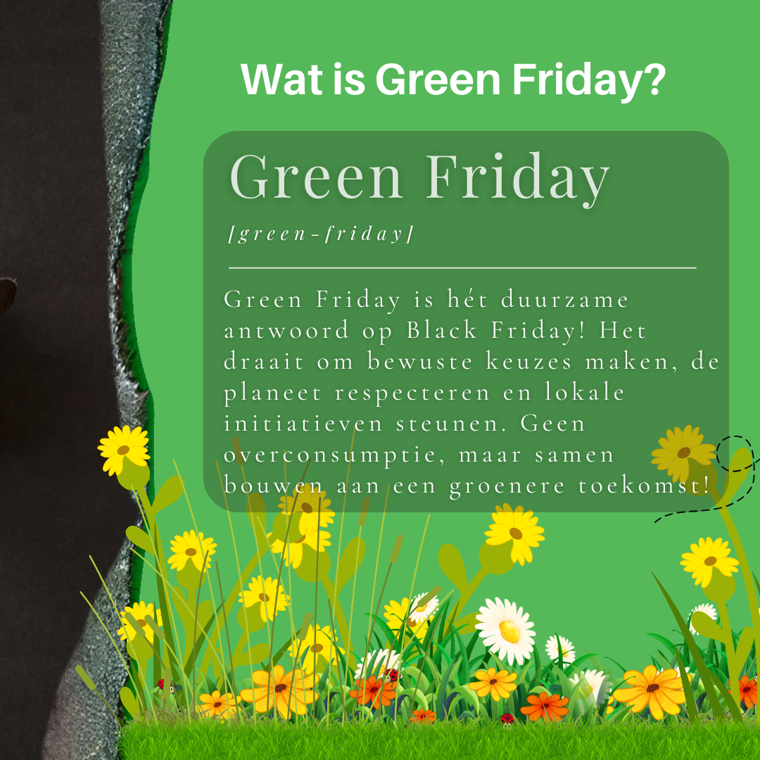 Wat is green friday de tegenhanger van black friday